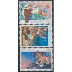 AUSTRALIA - 1990 38c to 80c Christmas set of 3, MNH – SG # 1272-1274