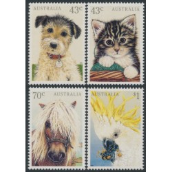 AUSTRALIA - 1991 43c to $1 Pets set of 4, MNH – SG # 1299-1302