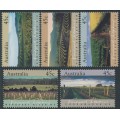 AUSTRALIA - 1992 45c Vineyard Regions set of 5, MNH – SG # 1347-1351