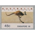 AUSTRALIA - 1995 45c Kangaroos & Koalas CPS set of 6, SINGAPORE 95, MNH – ACSC # 1805A-1805F