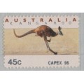 AUSTRALIA - 1996 45c Kangaroos & Koalas CPS set of 6, CAPEX 96, MNH – ACSC # 1807A-1807F