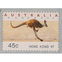 AUSTRALIA - 1997 45c Kangaroos & Koalas CPS set of 6, HONG KONG 97, MNH – ACSC # 1808A-1808F