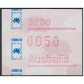 AUSTRALIA - 1988 50c Echidna Frama, o/p SYDPEX ‘88, MNH – ACSC # 1230