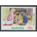 AUSTRALIA - 1992 40c Christmas booklet stamp, MNH – SG # 1383a