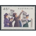 AUSTRALIA - 1994 45c Voting Rights for Women, MNH – SG # 1465