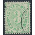 AUSTRALIA - 1903 3d emerald Postage Due, perf. 12:11, upright watermark, used – SG # D25w