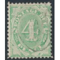 AUSTRALIA - 1903 4d emerald Postage Due, perf. 12:11, upright watermark, used – SG # D26w