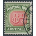 AUSTRALIA - 1958 8d red/green Postage Due, no watermark, used – SG # D138