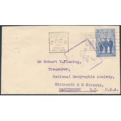 AUSTRALIA - 1940 3d blue AIF on a censored cover to the USA – ACSC # 220