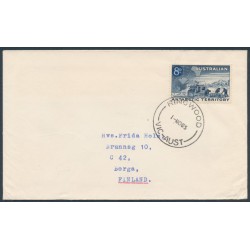 AUSTRALIA / AAT - 1965 8d on 7d blue Definitive on a cover to Finland – ACSC # AAT4