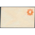 AUSTRALIA - 1921 2d orange KGV pre-stamped envelope, unused – ACSC # EP22