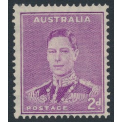 AUSTRALIA - 1941 2d purple KGVI, inverted watermark, MNH – SG # 185w