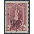 AUSTRALIA - 1948 5/- claret Robes on thin paper, overprinted BCOF, used – SG # J7a