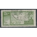 RUSSIA / USSR - 1932 1R green Polar Flight, perf. 10½, used – Michel # 411B