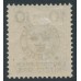 SWEDEN - 1916 10+NITTIO öre on 1Kr blue/brown Postage Due Landstorm II overprint, MH – Facit # 124