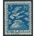 SWEDEN - 1924 5Kr blue UPU Anniversary, used – Facit # 225
