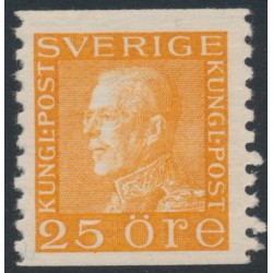 SWEDEN - 1936 25öre orange Gustav V, white paper, MH – Facit # 184