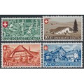 SWITZERLAND - 1945 Pro Patria set of 4, MNH – Michel # 460-463