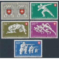 SWITZERLAND - 1950 Pro Patria set of 5, MNH – Michel # 545-549