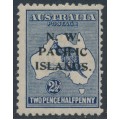 AUSTRALIA / NWPI - 1919 2½d indigo Kangaroo, 3rd watermark, MH – SG # 107