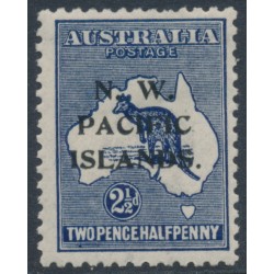 AUSTRALIA / NWPI - 1919 2½d indigo Kangaroo, 3rd watermark, MH – SG # 107