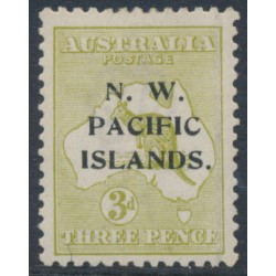 AUSTRALIA / NWPI - 1919 3d olive Kangaroo, die I, 3rd watermark, MH – SG # 109