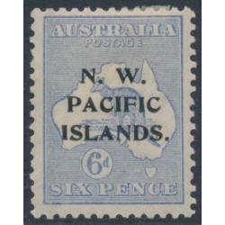 AUSTRALIA / NWPI - 1919 6d ultramarine Kangaroo, die II, 3rd watermark, MH – SG # 110