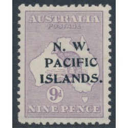 AUSTRALIA / NWPI - 1915 9d pale violet Kangaroo, 2nd watermark, MH – SG # 89