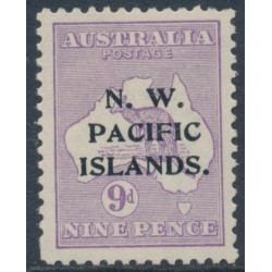 AUSTRALIA / NWPI - 1915 9d pale violet Kangaroo, 2nd watermark, MH – SG # 89