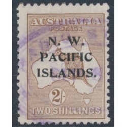 AUSTRALIA / NWPI - 1919 2/- red-brown Kangaroo, 3rd watermark, used – SG # 115