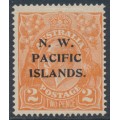 AUSTRALIA / NWPI - 1921 2d brown-orange KGV, single watermark, MH – SG # 121