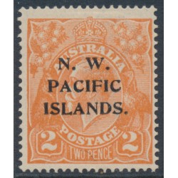 AUSTRALIA / NWPI - 1921 2d brown-orange KGV, single watermark, MH – SG # 121