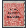 AUSTRALIA / NWPI - 1922 2d rose-scarlet KGV, single watermark, MH – SG # 122