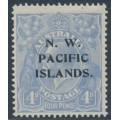 AUSTRALIA / NWPI - 1922 4d ultramarine KGV, single watermark, MH – SG # 124