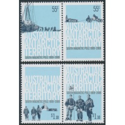 AUSTRALIA / AAT - 2009 Magnetic Pole pairs, MNH – SG # 185a + 187a