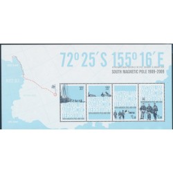 AUSTRALIA / AAT - 2009 South Magnetic Pole M/S, MNH – SG # MS189