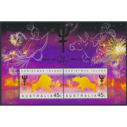 CHRISTMAS ISLAND - 1997 Chinese New Year (Ox) M/S, MNH – SG # MS436