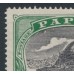 PAPUA / BNG - 1916 5/- black/deep green Lakatoi, with a variety, MH – SG # 104