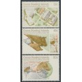 COCOS ISLANDS - 1981 22c to 60c Quarantine set of 3, MNH – SG # 62-64