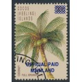 COCOS ISLANDS - 1991 Coconut Palm, o/p Official Paid Mainland, CTO – SG # O1