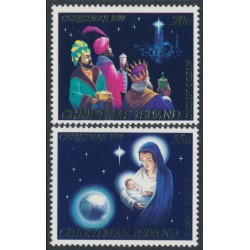 CHRISTMAS ISLAND - 1979 20c & 55c Christmas set of 2, MNH – SG # 118-119